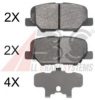 CITRO 1609899680 Brake Pad Set, disc brake